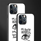 you're an artist glass case for iphone 12 pro image-2