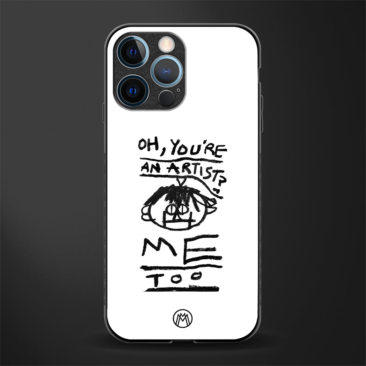 you're an artist glass case for iphone 12 pro image