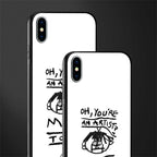 you're an artist glass case for iphone xs max image-2