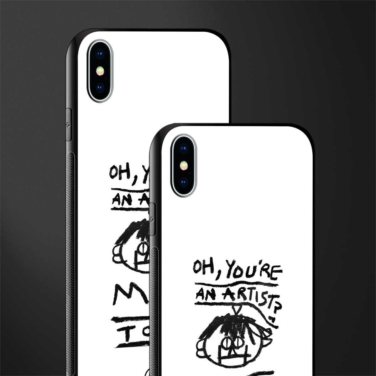 you're an artist glass case for iphone xs max image-2