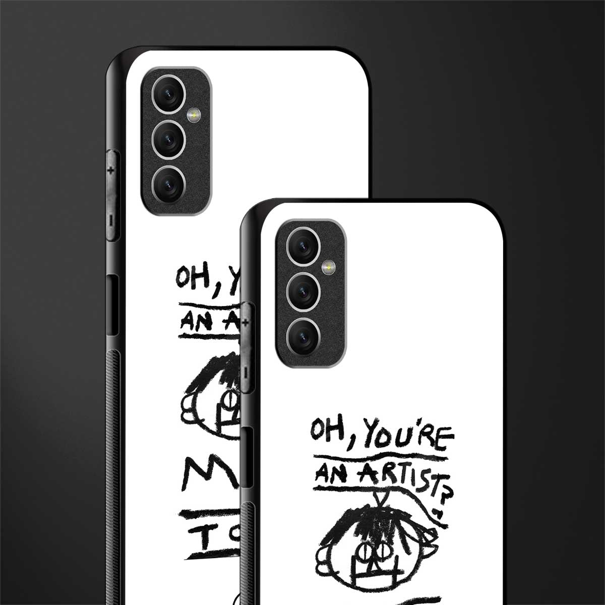 you're an artist glass case for samsung galaxy m52 5g image-2