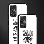 you're an artist glass case for redmi 10 prime image-2