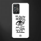 you're an artist glass case for redmi 10 prime image