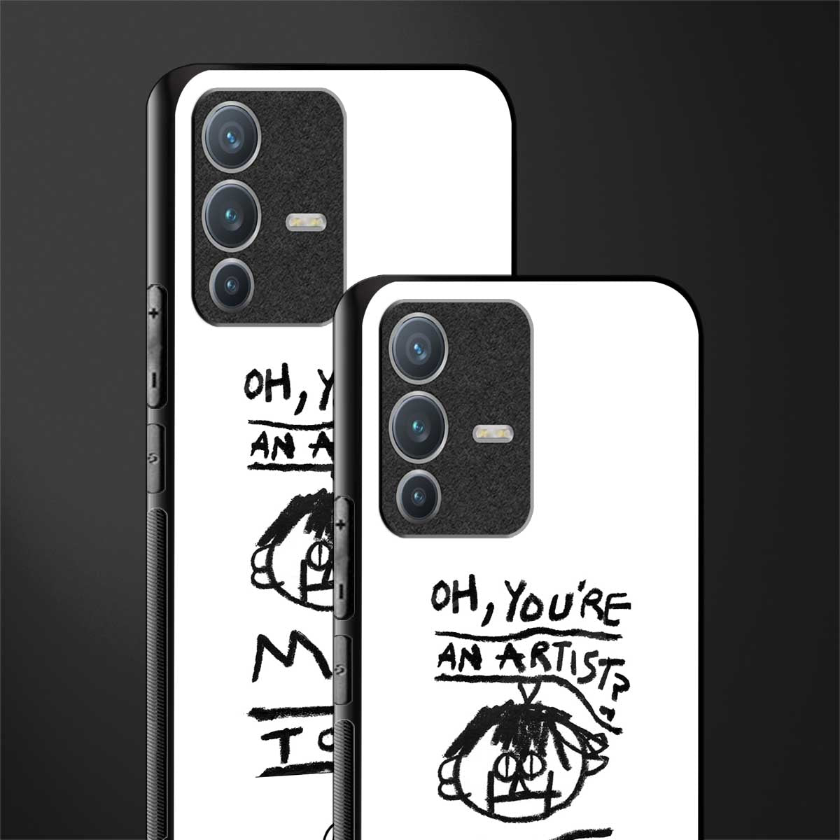 you're an artist glass case for vivo v23 pro 5g image-2