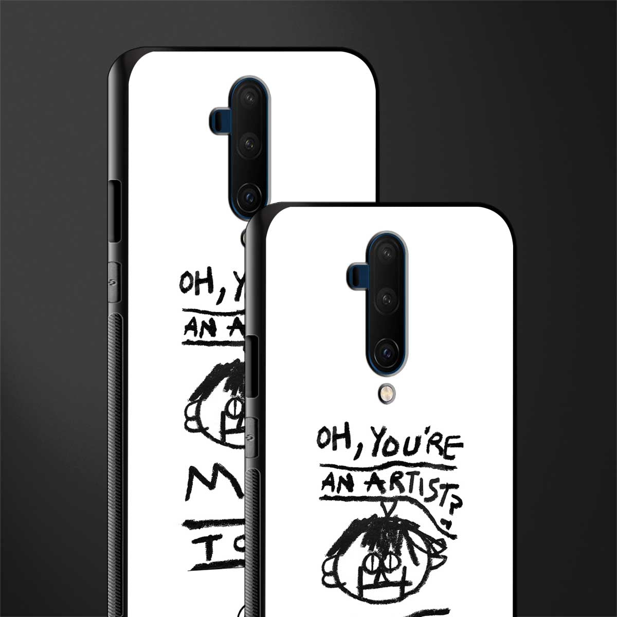 you're an artist glass case for oneplus 7t pro image-2