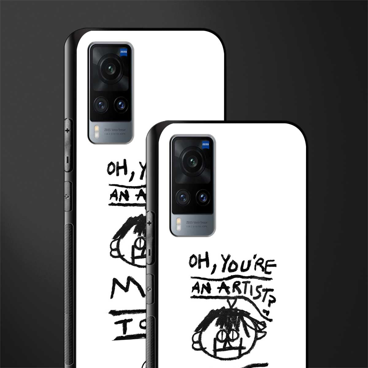you're an artist glass case for vivo x60 image-2