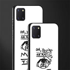 you're an artist glass case for samsung a81 image-2