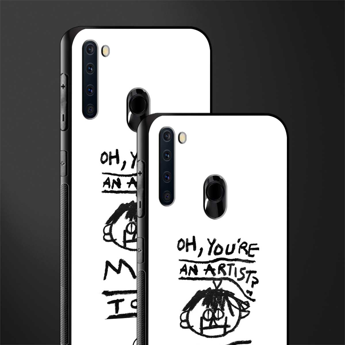 you're an artist glass case for samsung a21 image-2