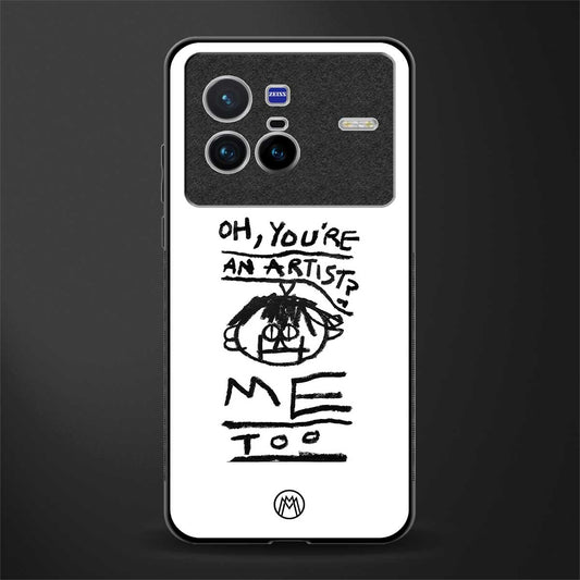 you're an artist glass case for vivo x80 image
