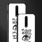 you're an artist glass case for oneplus 8 image-2