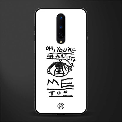 you're an artist glass case for oneplus 8 image