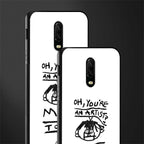 you're an artist glass case for oneplus 6t image-2