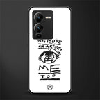 you're an artist back phone cover | glass case for vivo v25 pro 5g