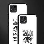 you're an artist back phone cover | glass case for samsung galaxy f42