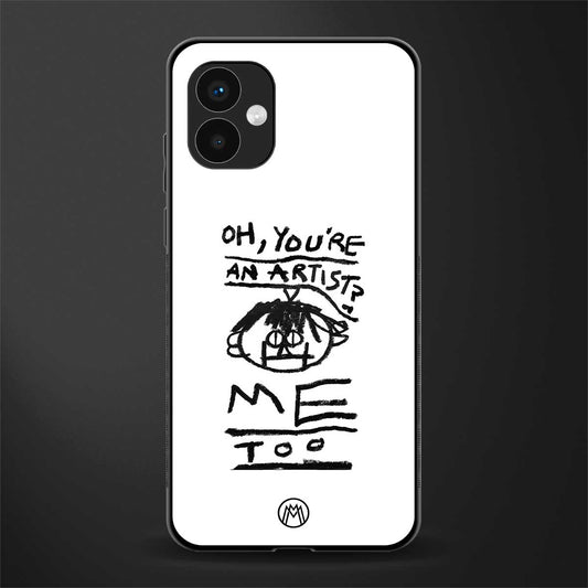 you're an artist back phone cover | glass case for samsung galaxy a04