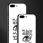 you're an artist glass case for iphone 7 plus image-2