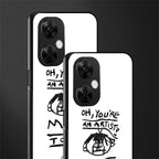 you're an artist back phone cover | glass case for oneplus nord ce 3 lite