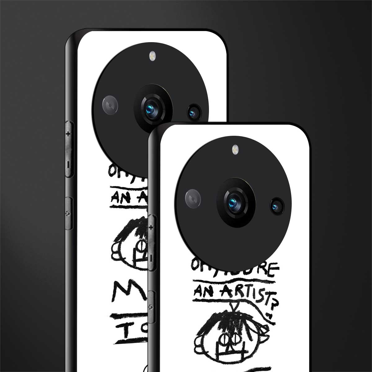 you're an artist back phone cover | glass case for realme 11 pro 5g