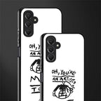 you're an artist back phone cover | glass case for samsun galaxy a24 4g