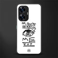 you're an artist back phone cover | glass case for realme c55