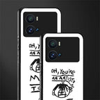 you're an artist back phone cover | glass case for iQOO 9 Pro