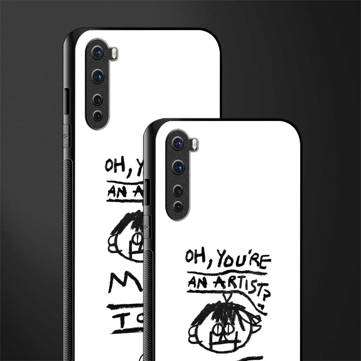 you're an artist glass case for oneplus nord ac2001 image-2