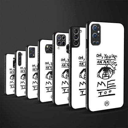 you're an artist back phone cover | glass case for vivo v25-5g