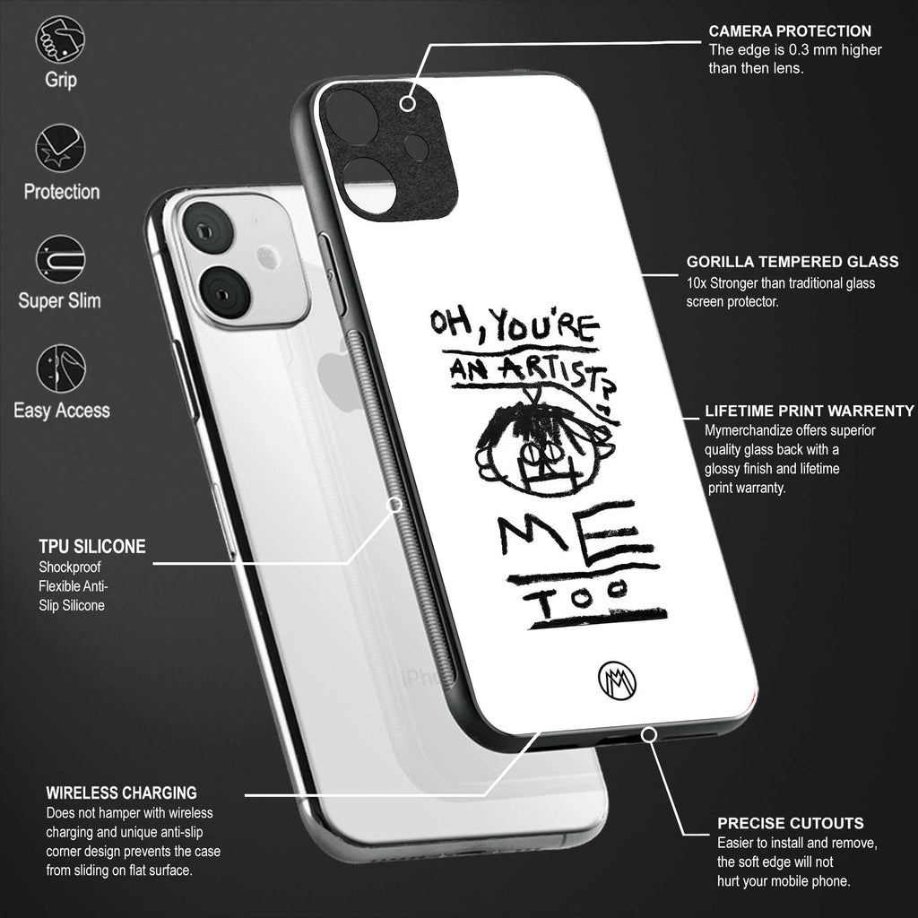 you're an artist glass case for samsung galaxy s20 image-4