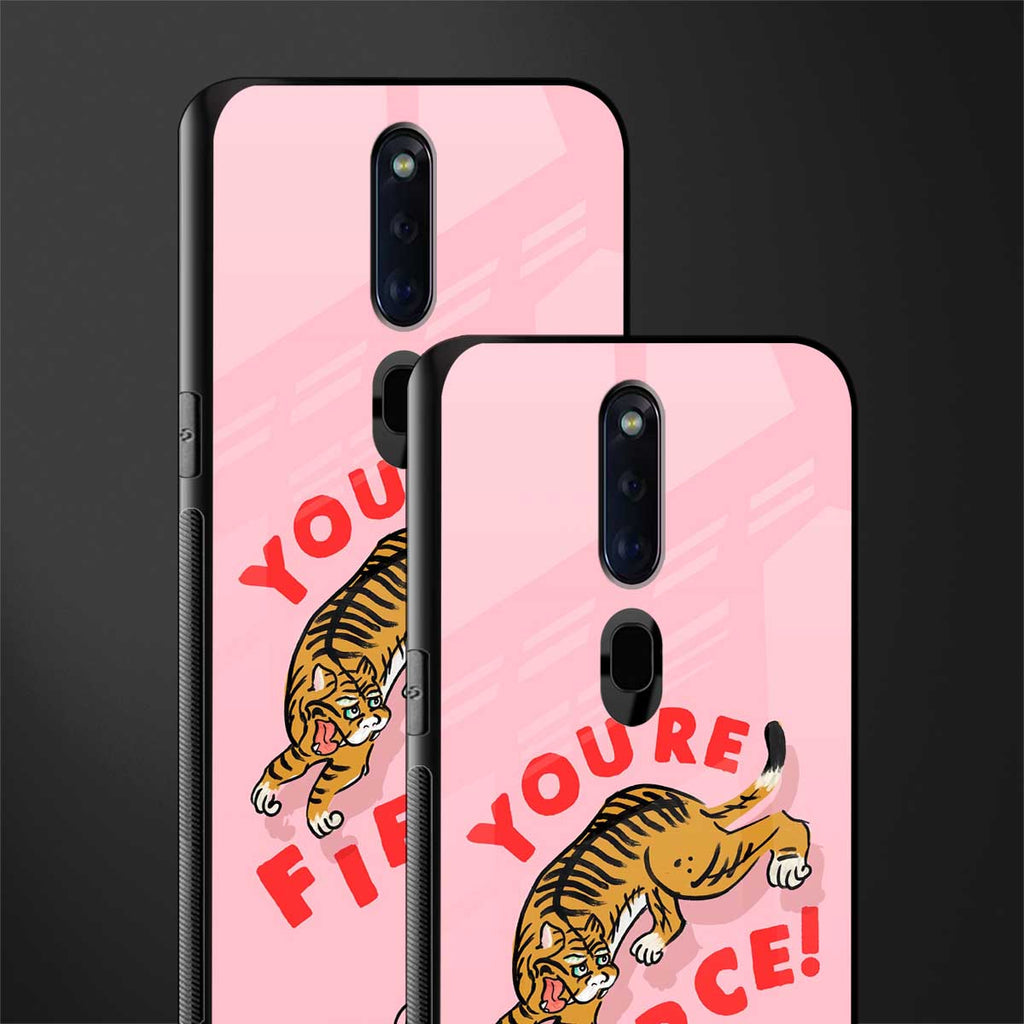 you're fierce glass case for oppo f11 pro image-2