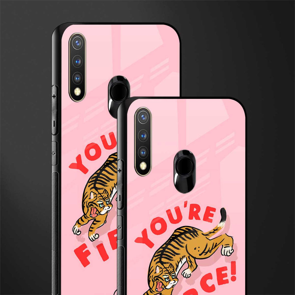 you're fierce glass case for vivo u20 image-2