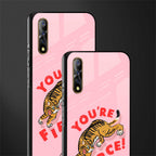 you're fierce glass case for vivo z1x image-2