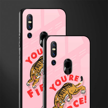 you're fierce glass case for vivo v15 image-2