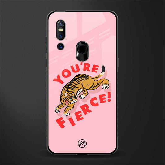 you're fierce glass case for vivo v15 image