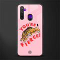 you're fierce glass case for realme 5 image