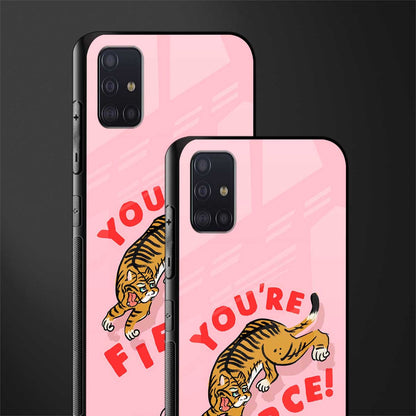 you're fierce glass case for samsung galaxy a71 image-2