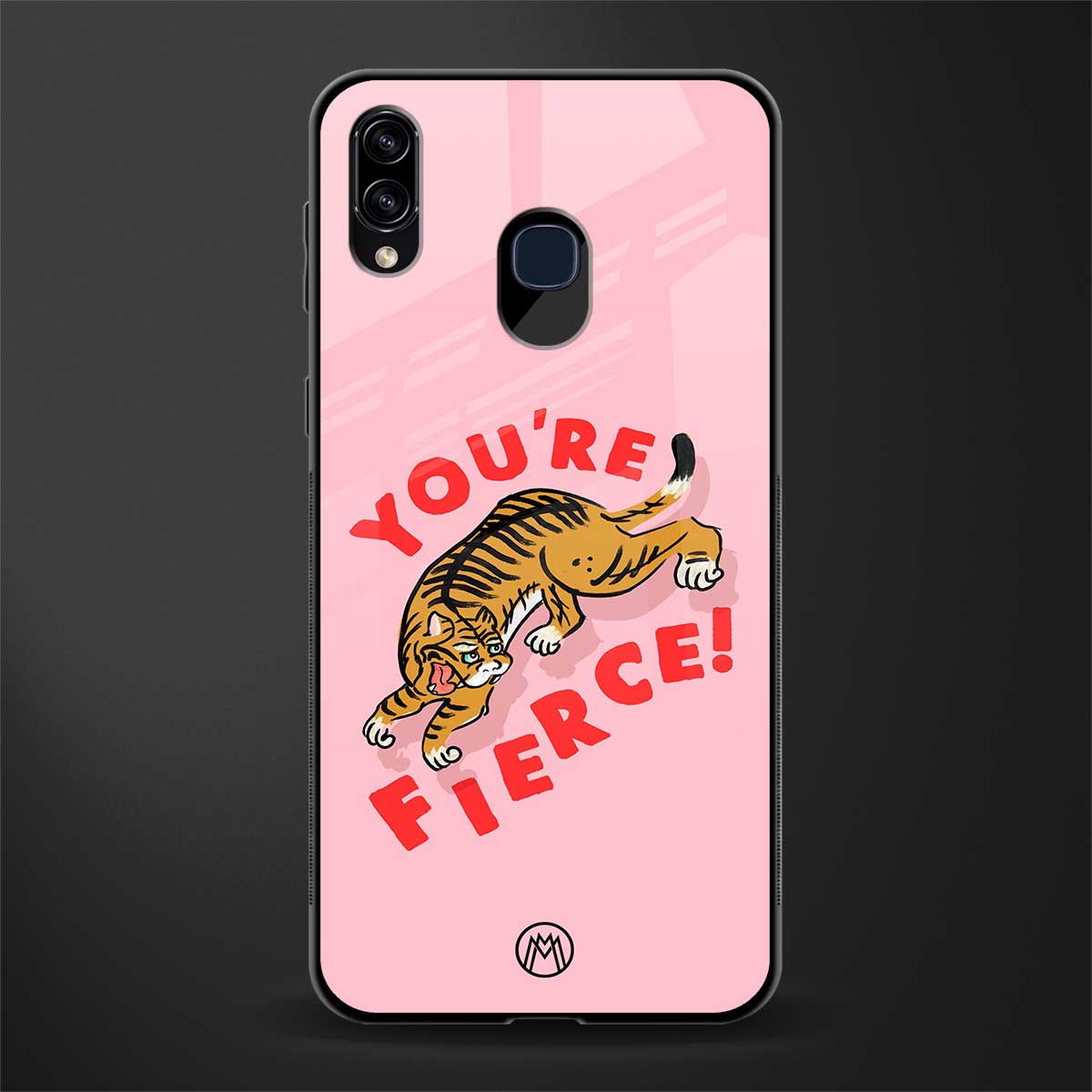 you're fierce glass case for samsung galaxy a20 image