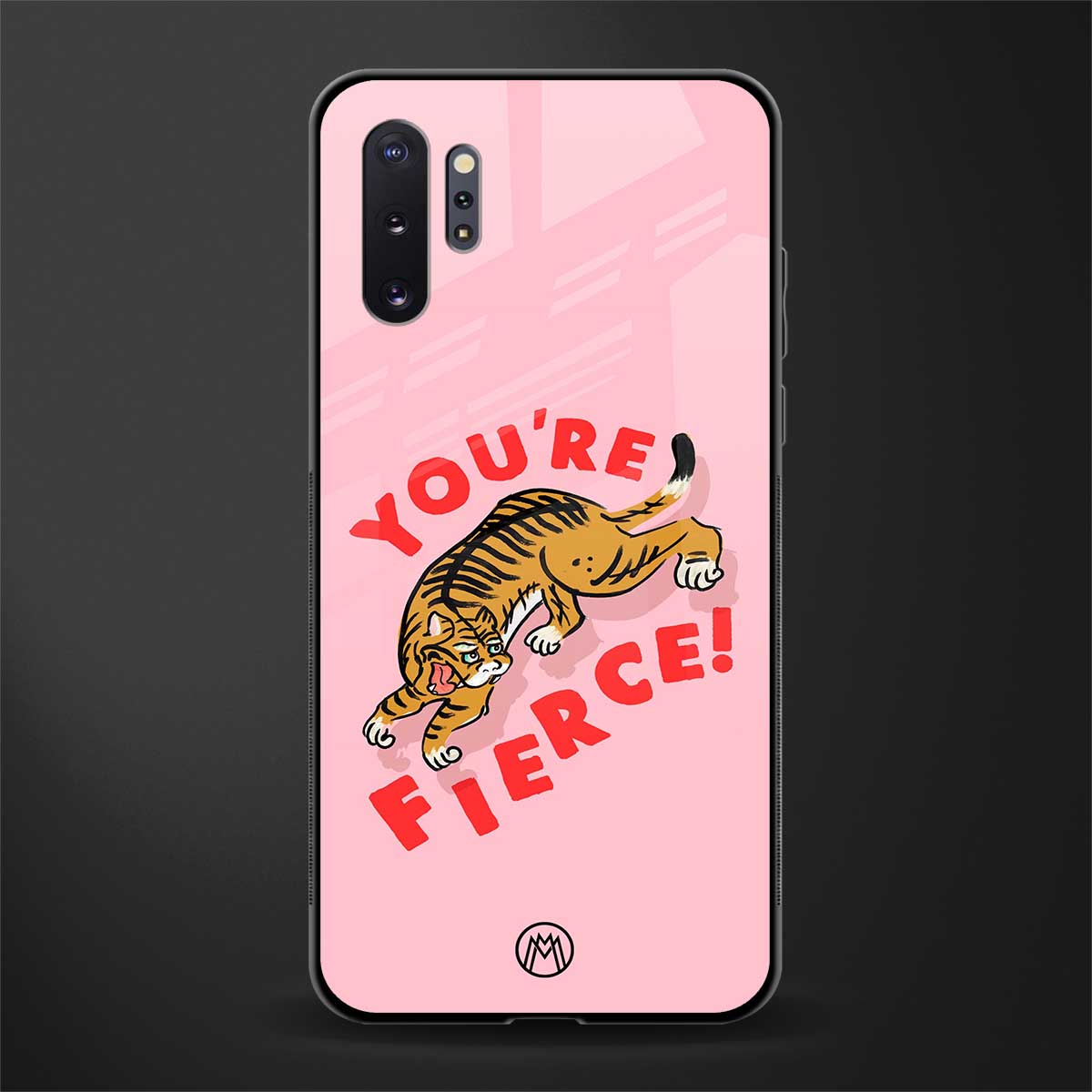 you're fierce glass case for samsung galaxy note 10 plus image