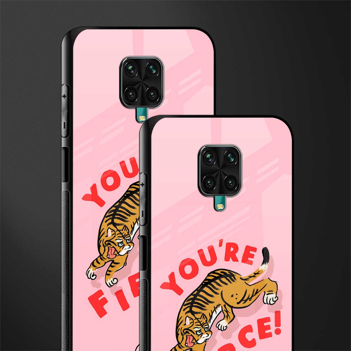 you're fierce glass case for poco m2 pro image-2