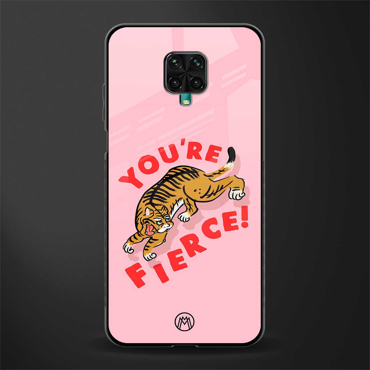 you're fierce glass case for poco m2 pro image