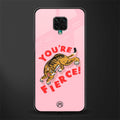 you're fierce glass case for redmi note 9 pro image
