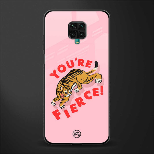 you're fierce glass case for redmi note 9 pro max image