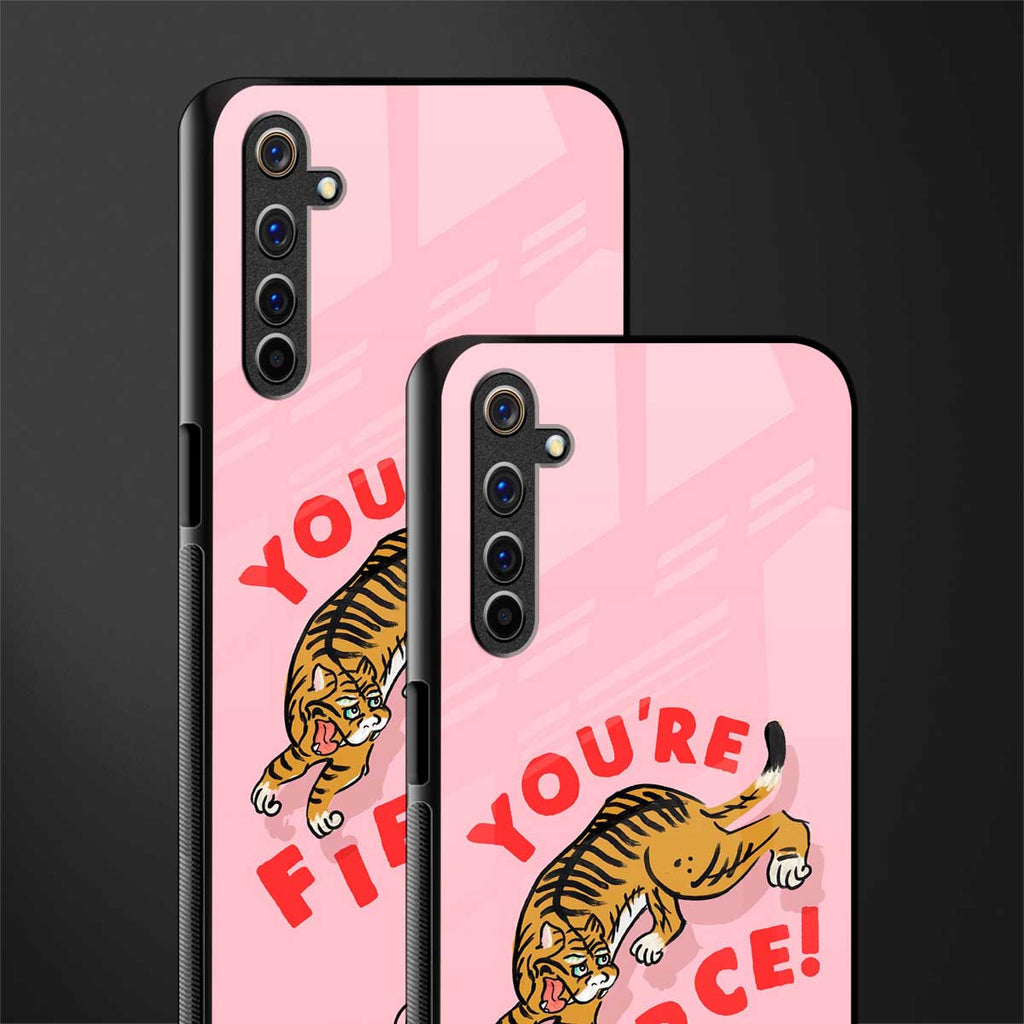 you're fierce glass case for realme 6i image-2