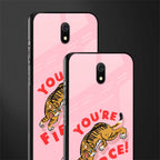 you're fierce glass case for redmi 8a image-2