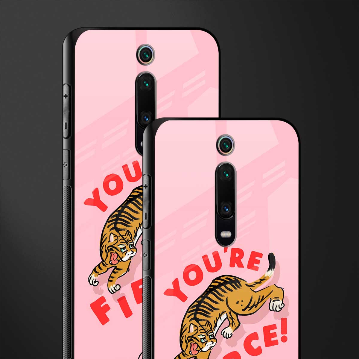 you're fierce glass case for redmi k20 image-2
