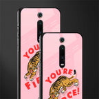 you're fierce glass case for redmi k20 pro image-2