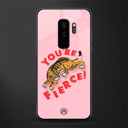 you're fierce glass case for samsung galaxy s9 plus image