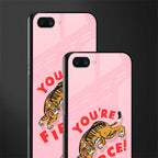 you're fierce glass case for realme c1 image-2