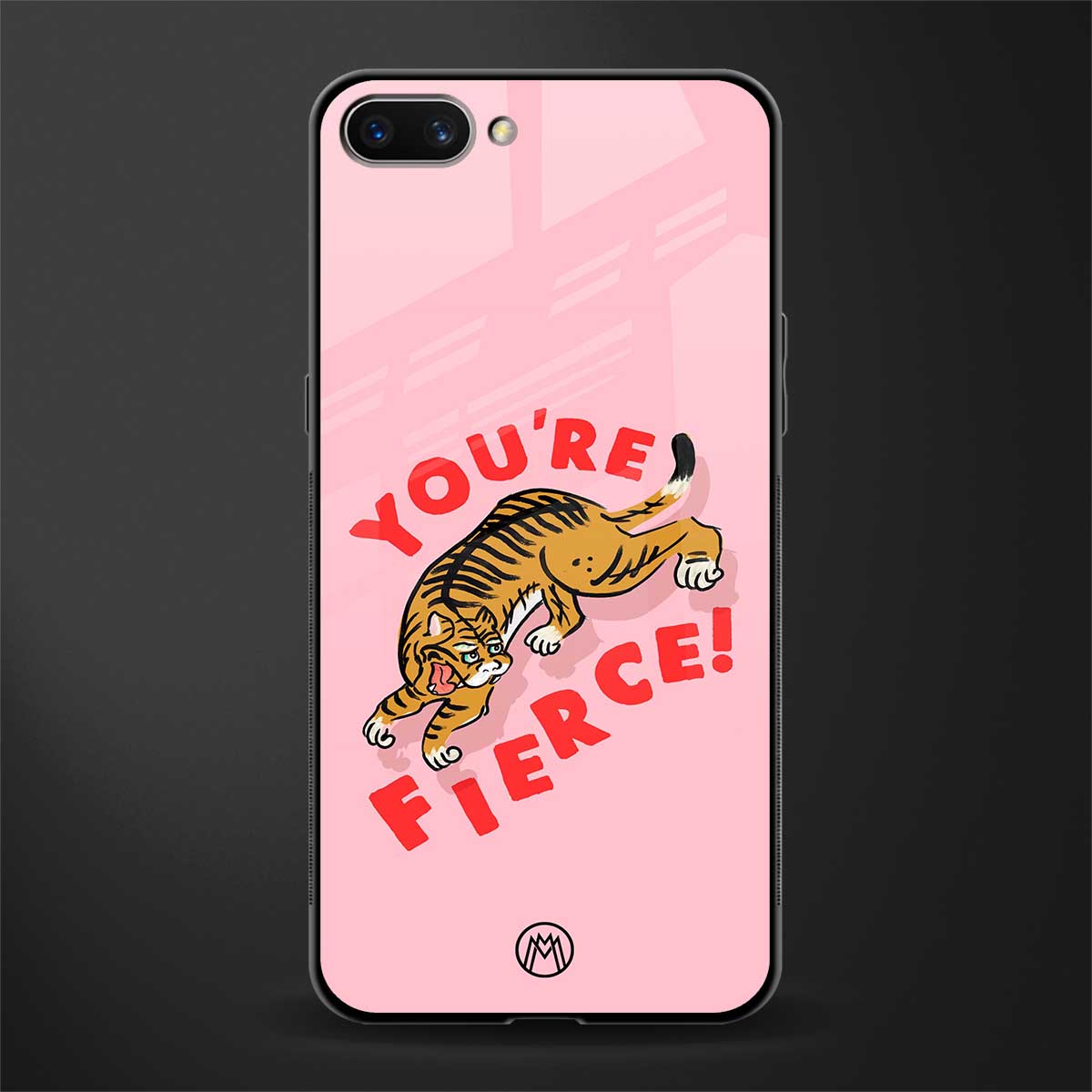 you're fierce glass case for realme c1 image