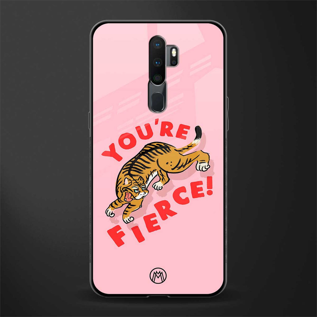 you're fierce glass case for oppo a9 2020 image