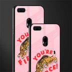 you're fierce glass case for oppo a12 image-2
